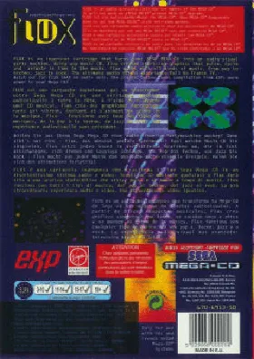 Flux (Europe) (Requires MegaCD) (Program) box cover back